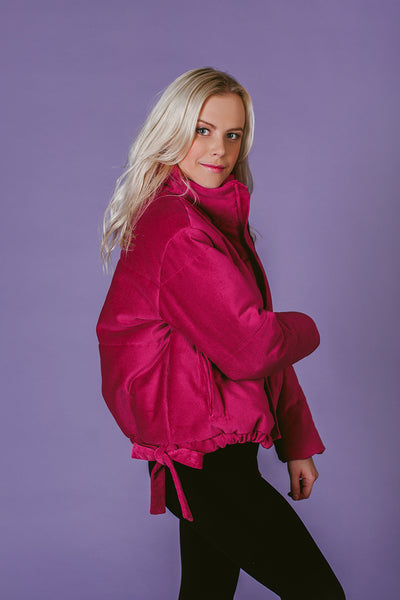 Pink Velvet Jacket / Winter