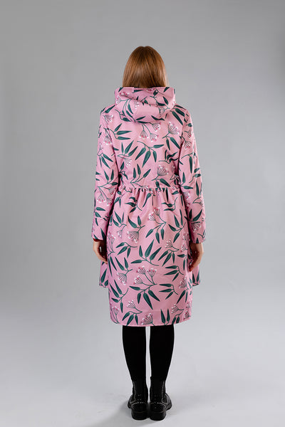 Pink Raincoat with Rowan print / tale