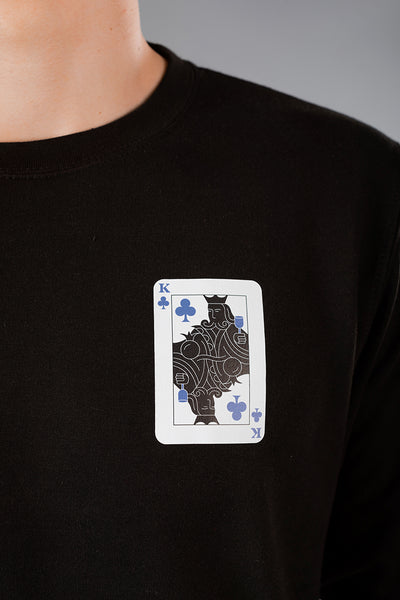 Black Sweater with King of Clubs