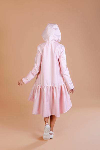 Light Pink raincoat / Trapeze