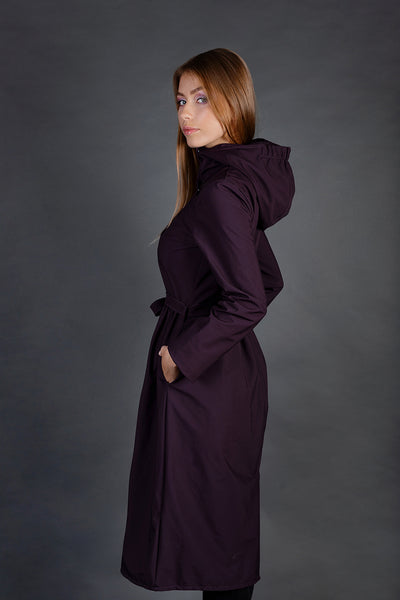 Softshell raincoat / Dark Burgundy / Classy