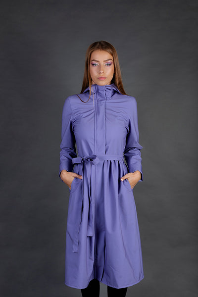 Softshell raincoat / Purple / Classy