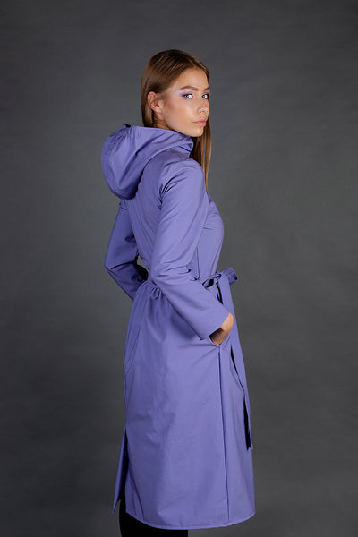 Softshell raincoat / Purple / Classy