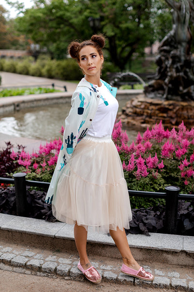 White Tulle Skirt